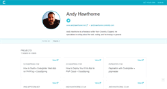 Desktop Screenshot of andyhawthorne.contently.com