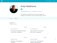 Tablet Screenshot of andyhawthorne.contently.com