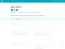 Tablet Screenshot of glenelkins.contently.com