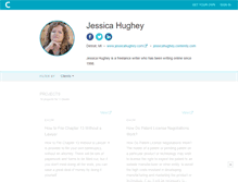 Tablet Screenshot of jessicahughey.contently.com